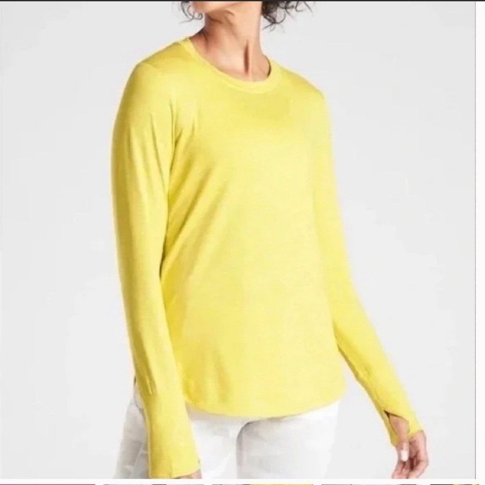 NWT Athleta Uptempo Top (XXS)- Yellow